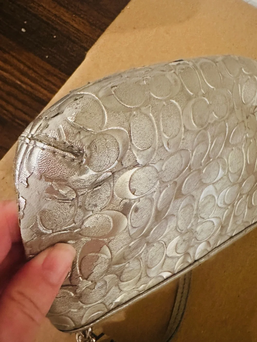 Coach authentic metallic